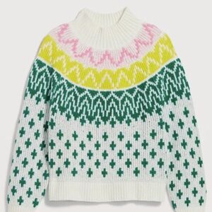 OLD NAVY Mocked-Neck Cropped Sweater Women   *Made with 35%+ recycled materials*